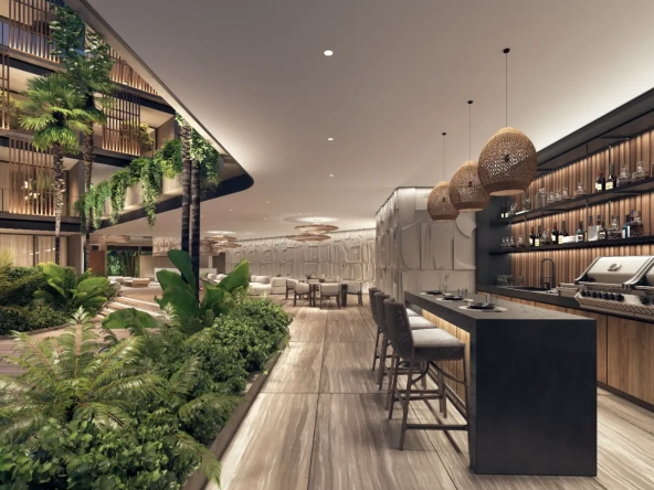 ID Modern One Bedroom Apartment with Studio for Sale at Naviva Residences, Downtown Punta Cana ()