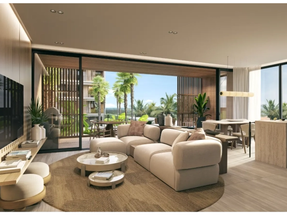 ID Modern One Bedroom Apartment with Studio for Sale at Naviva Residences, Downtown Punta Cana ()