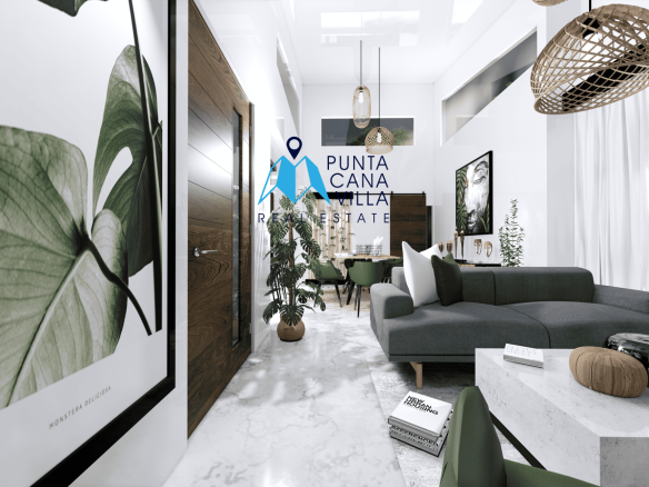 Modern Three Bedroom Villa for Sale at Aura Residences, Bavaro Punta Cana ()