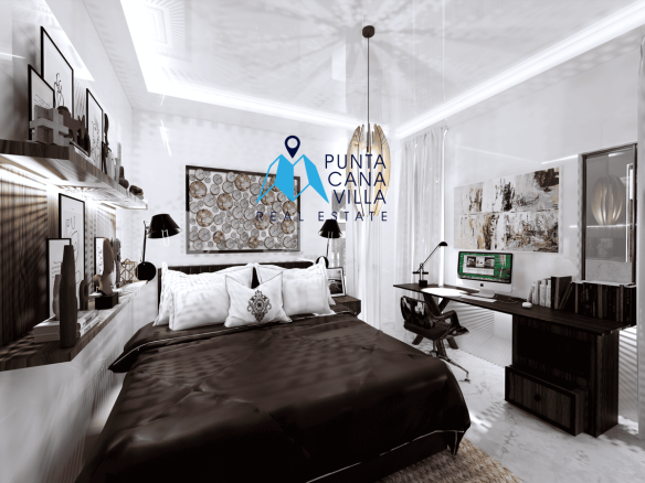 Modern Three Bedroom Villa for Sale at Aura Residences, Bavaro Punta Cana ()