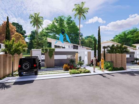 Modern Three Bedroom Villa for Sale at Aura Residences, Bavaro Punta Cana ()