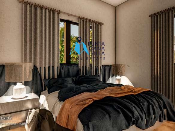 Modern Townhouse with Bedrooms for Sale in Bávaro’s Los Corales ()