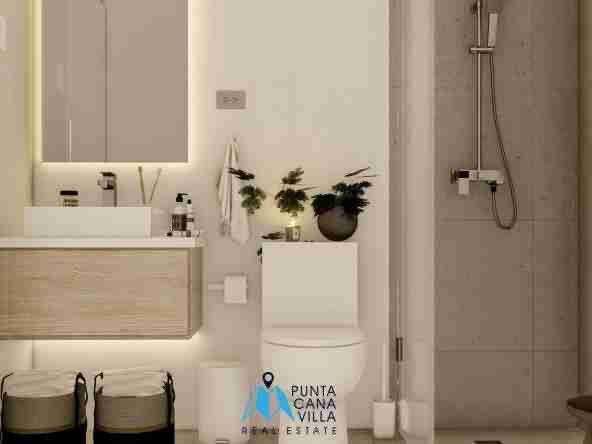 ID , Stylish Three Bedroom Villa with Balcony for Sale in Brisas de Punta Cana, Bávaro ()