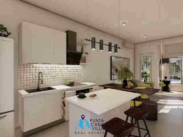 ID , Stylish Three Bedroom Villa with Balcony for Sale in Brisas de Punta Cana, Bávaro ()