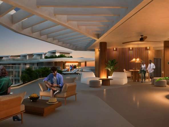 ID Two Bedroom Apartment with Golf View for Sale at Crystal Garden, Las Iguanas – Cap Cana ()