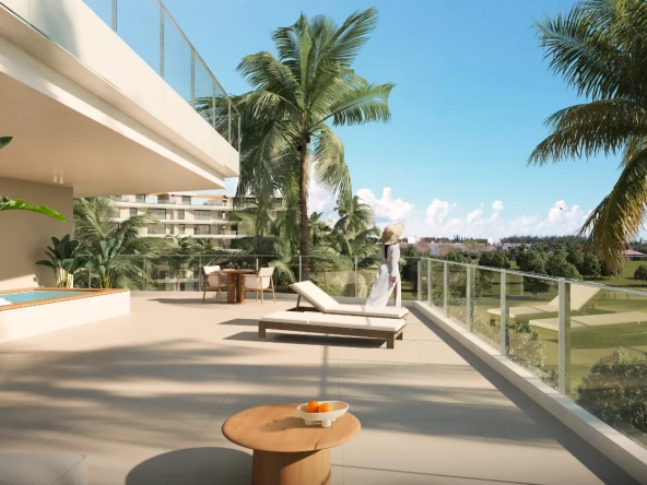 ID Two Bedroom Apartment with Golf View for Sale at Crystal Garden, Las Iguanas – Cap Cana ()