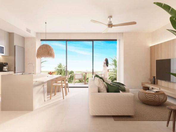 ID Two Bedroom Apartment with Golf View for Sale at Crystal Garden, Las Iguanas – Cap Cana ()