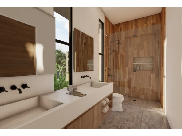 ID Villa Akira – Elegant Four Bedroom Villa with Terrace for Sale in Punta Cana Village ()