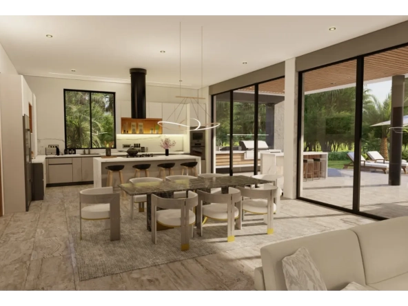 ID Villa Akira – Elegant Four Bedroom Villa with Terrace for Sale in Punta Cana Village ()