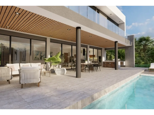 ID Villa Akira – Elegant Four Bedroom Villa with Terrace for Sale in Punta Cana Village ()