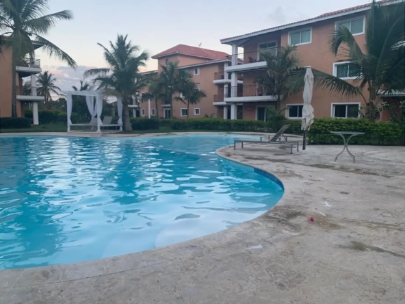 ID Elegant Two Bedroom Apartment with Terrace for Sale in White Sands, Punta Cana ()