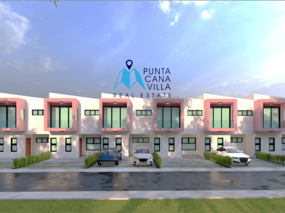 Modern Three Bedroom Townhouse for Sale in Pedro Mir Residences, Bavaro ()