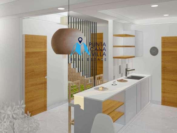 Modern Three Bedroom Townhouse for Sale in Pedro Mir Residences, Bavaro ()