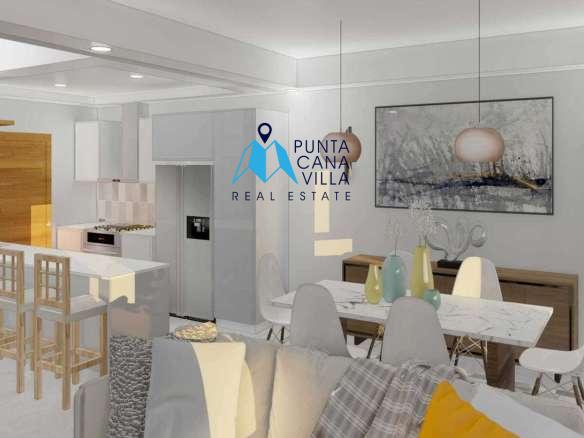 Modern Three Bedroom Townhouse for Sale in Pedro Mir Residences, Bavaro ()