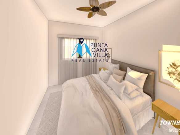 Modern Three Bedroom Townhouse for Sale in Pedro Mir Residences, Bavaro ()