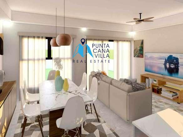 Modern Three Bedroom Townhouse for Sale in Pedro Mir Residences, Bavaro ()