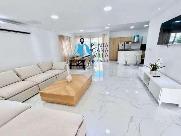 Bavaro Beach Villa for Sale – BR, Fully Furnished, Walk to Beach ()