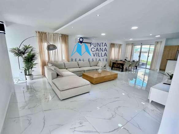 Bavaro Beach Villa for Sale – BR, Fully Furnished, Walk to Beach ()