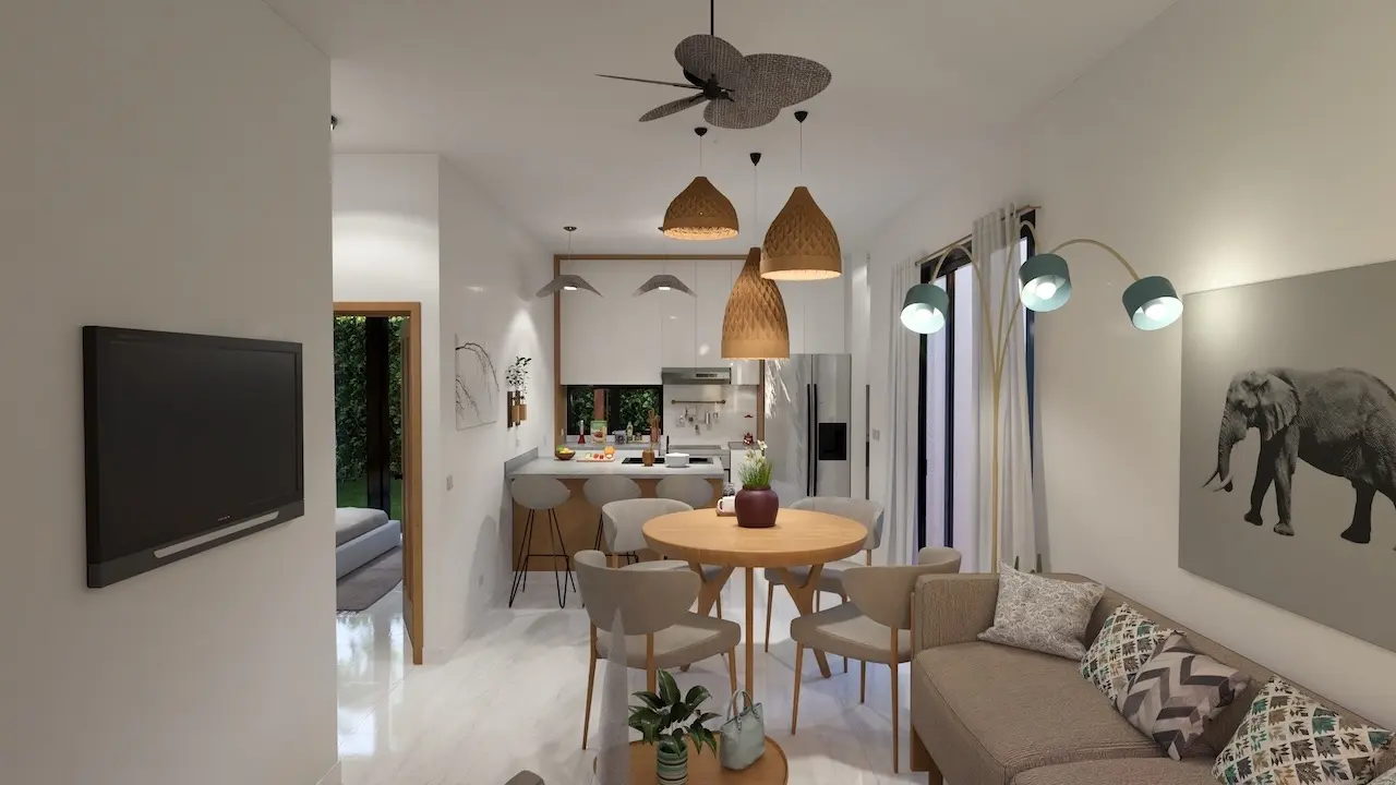 ID B, Cozy Two Bedroom Villa for Sale in Alta Vista, Punta Cana – Villa Sole Mio with Outdoor Amenities ()