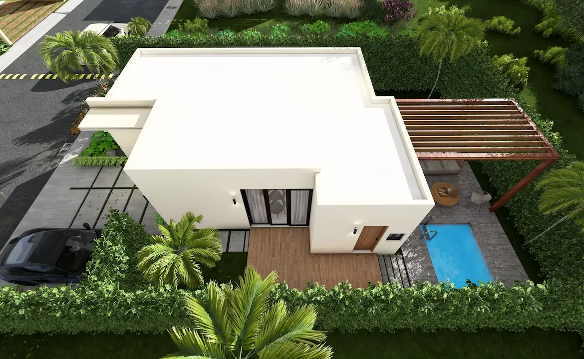 ID B, Cozy Two Bedroom Villa for Sale in Alta Vista, Punta Cana – Villa Sole Mio with Outdoor Amenities ()