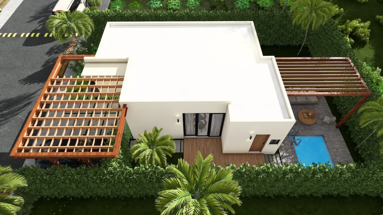 ID B, Cozy Two Bedroom Villa for Sale in Alta Vista, Punta Cana – Villa Sole Mio with Outdoor Amenities ()