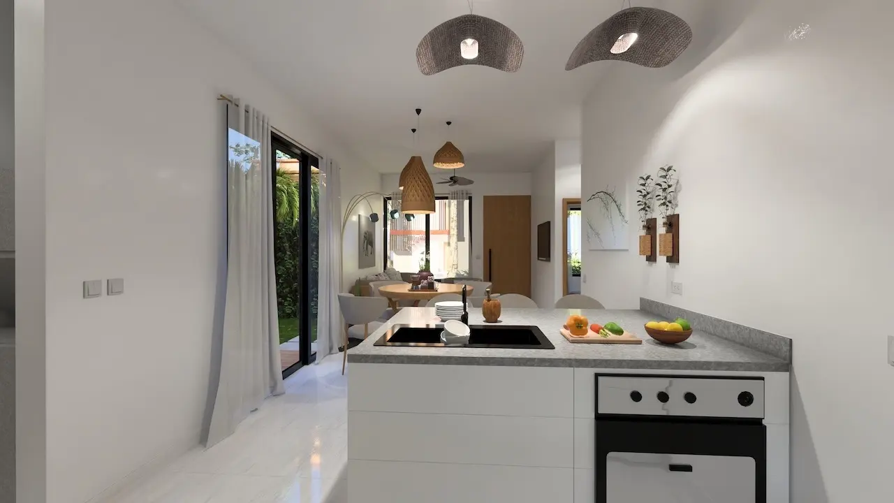 ID B, Cozy Two Bedroom Villa for Sale in Alta Vista, Punta Cana – Villa Sole Mio with Outdoor Amenities ()