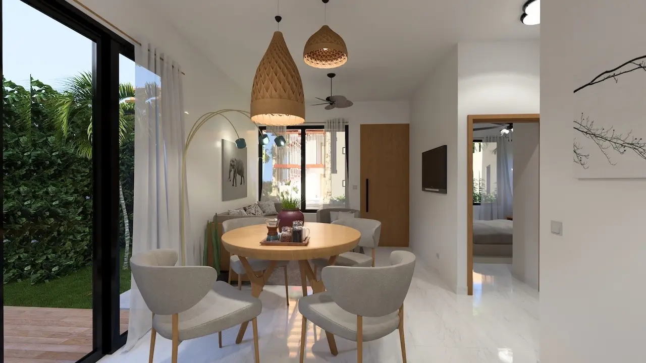 ID B, Cozy Two Bedroom Villa for Sale in Alta Vista, Punta Cana – Villa Sole Mio with Outdoor Amenities ()