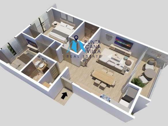 Cittanova Garden Suites – Luxury Two Bedroom Condo for Sale in Vista Cana ()