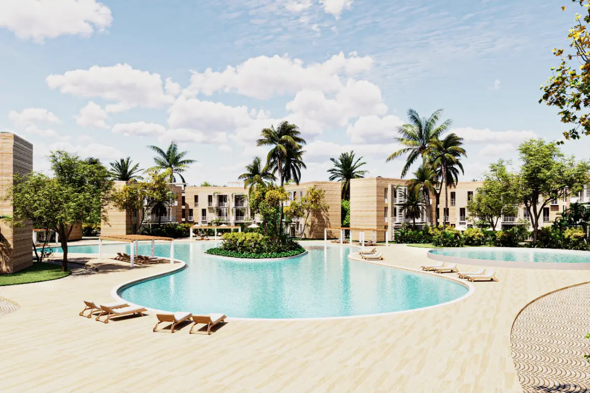 ID , Macao Gardens ‑Bedroom Condo — Gated Macao Beach, Punta Cana ()
