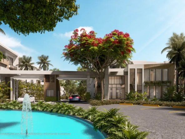 ID Bavaro Punta Cana Apartment for Sale – Bedroom with Green Outdoor Space ()