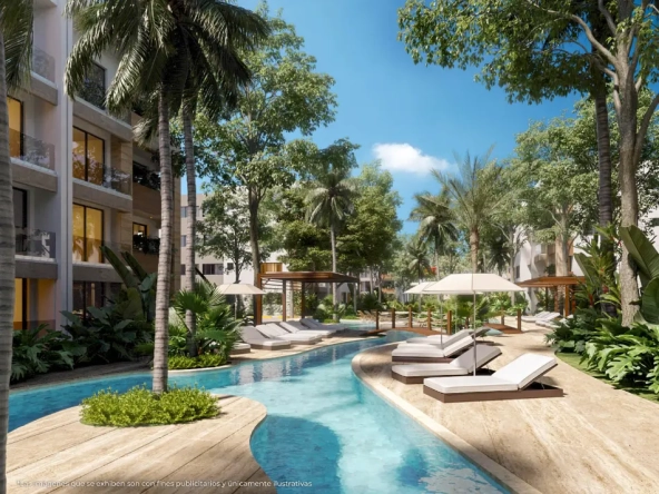 ID Bavaro Punta Cana Apartment for Sale – Bedroom with Green Outdoor Space ()