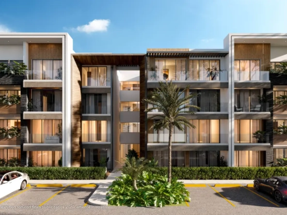 ID Garden City Bavaro Punta Cana Bedroom Apartment for Sale with Secure Lobby Access ()