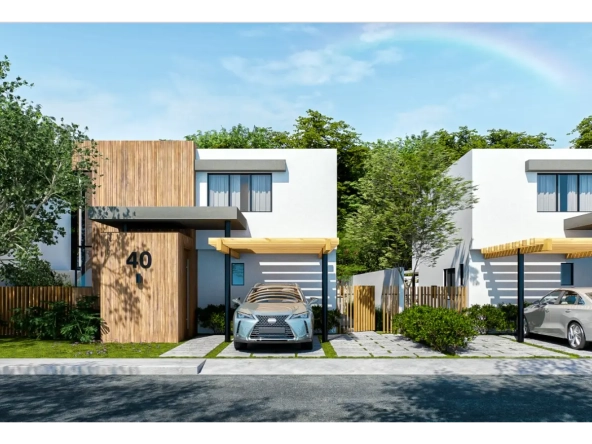 ID Three Bedroom Villa for Sale in Punta Cana – Palmarena Residences with Lush Green Spaces ()