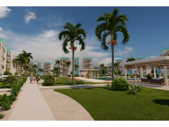 ID One Bedroom Condo for Sale in Serena Village Punta Cana with Pool Access ()