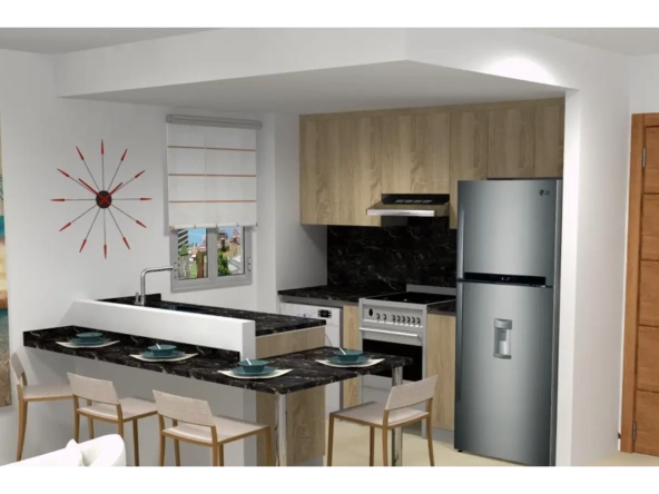 ID One Bedroom Condo for Sale in Serena Village Punta Cana with Pool Access ()
