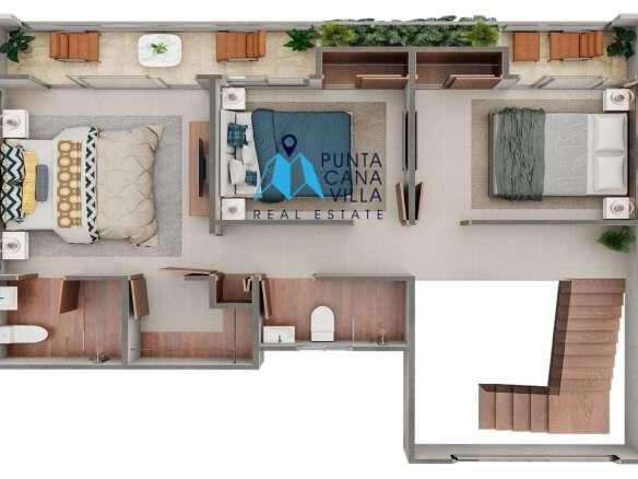 ID , Modern Punta Cana Villa in Alto Mar – Three Bedrooms & Prime Location ()