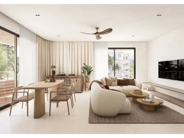 ID Punta Cana Real Estate – Sun Garden Bedroom Apartment in Coral Golf Resort ()
