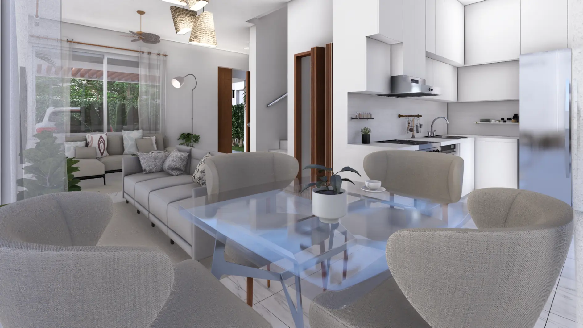 ID , Luxury Bedroom Villa at Palm Oasis Gardens with Beach Shuttle in White Sands, Punta Cana ()