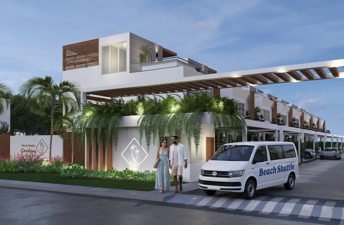 ID , Luxury Bedroom Villa at Palm Oasis Gardens with Beach Shuttle in White Sands, Punta Cana ()