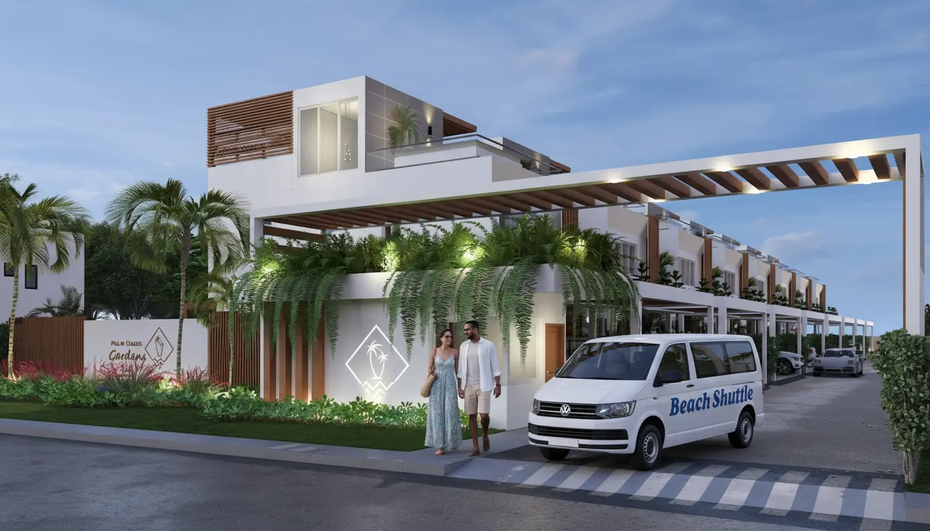 ID , Luxury Bedroom Villa at Palm Oasis Gardens with Beach Shuttle in White Sands, Punta Cana ()