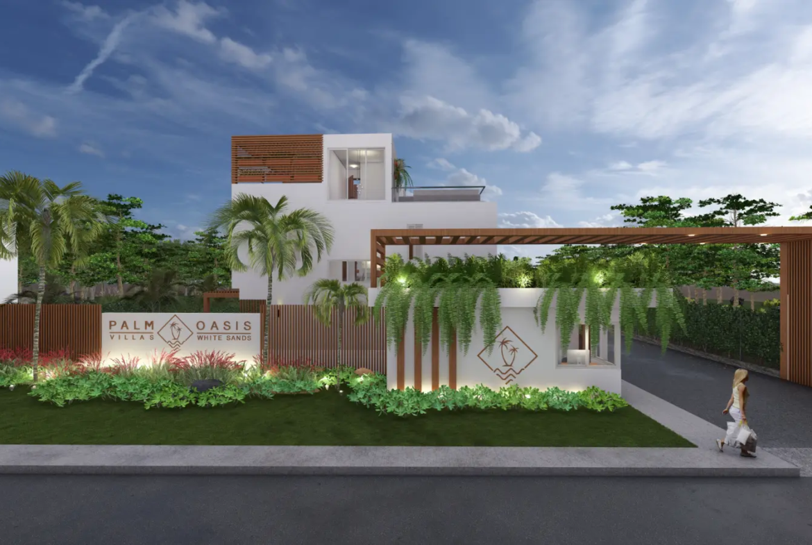 ID , Luxury Bedroom Villa at Palm Oasis Gardens with Beach Shuttle in White Sands, Punta Cana ()