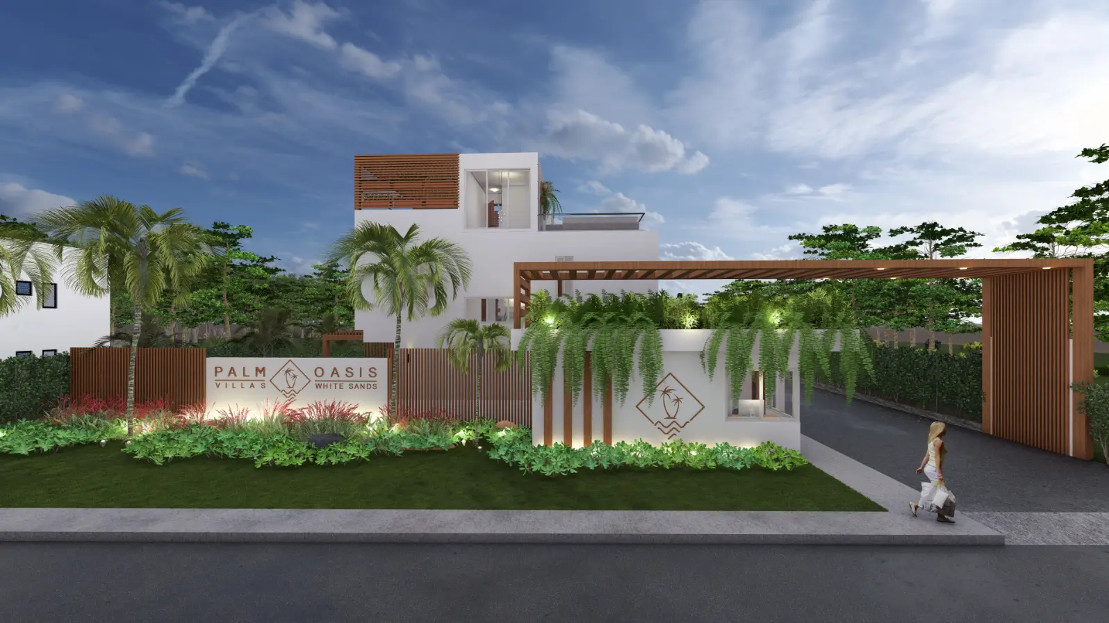 ID , Luxury Bedroom Villa at Palm Oasis Gardens with Beach Shuttle in White Sands, Punta Cana ()