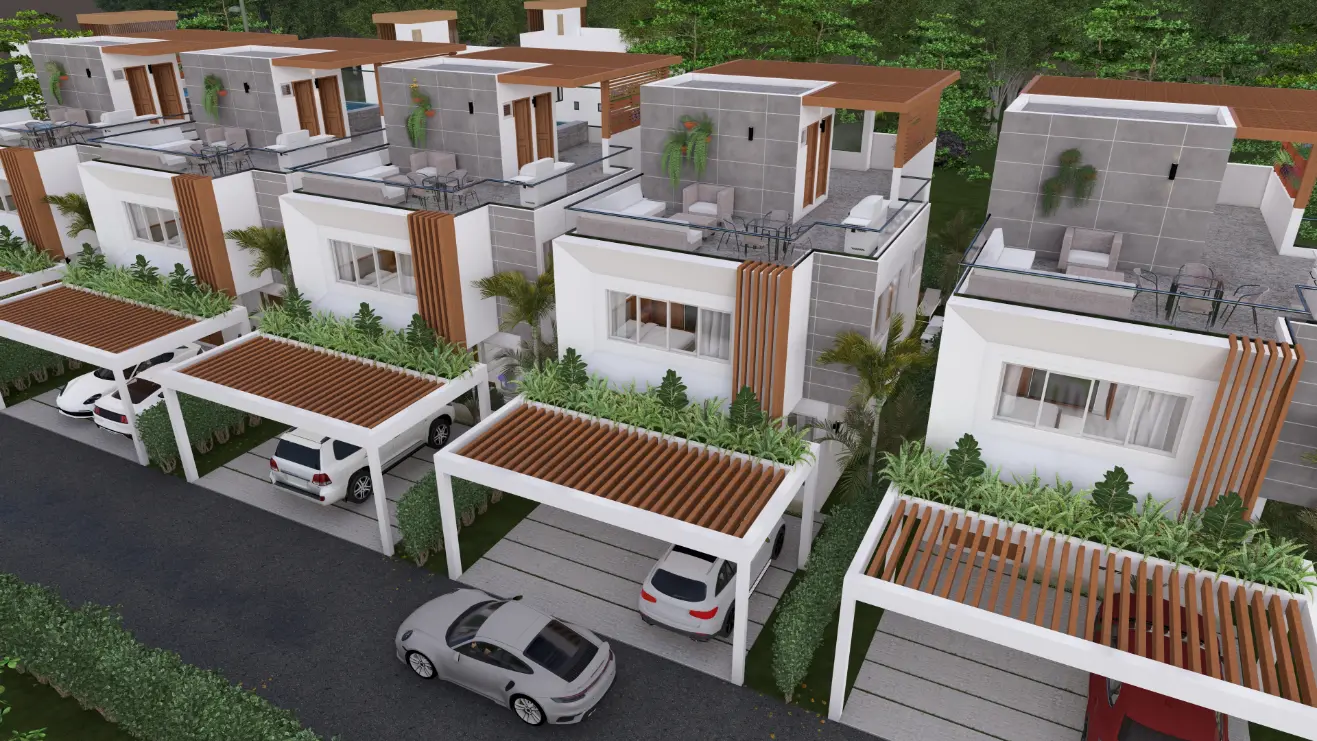 ID , Luxury Bedroom Villa at Palm Oasis Gardens with Beach Shuttle in White Sands, Punta Cana ()