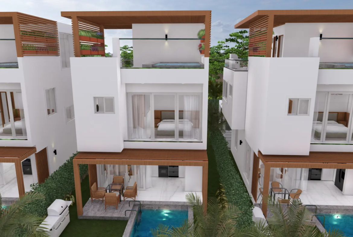 ID , Luxury Bedroom Villa at Palm Oasis Gardens with Beach Shuttle in White Sands, Punta Cana ()