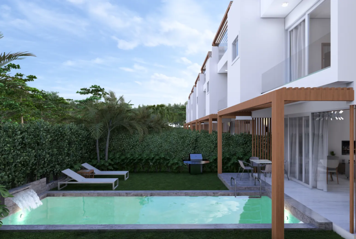 ID , Luxury Bedroom Villa at Palm Oasis Gardens with Beach Shuttle in White Sands, Punta Cana ()