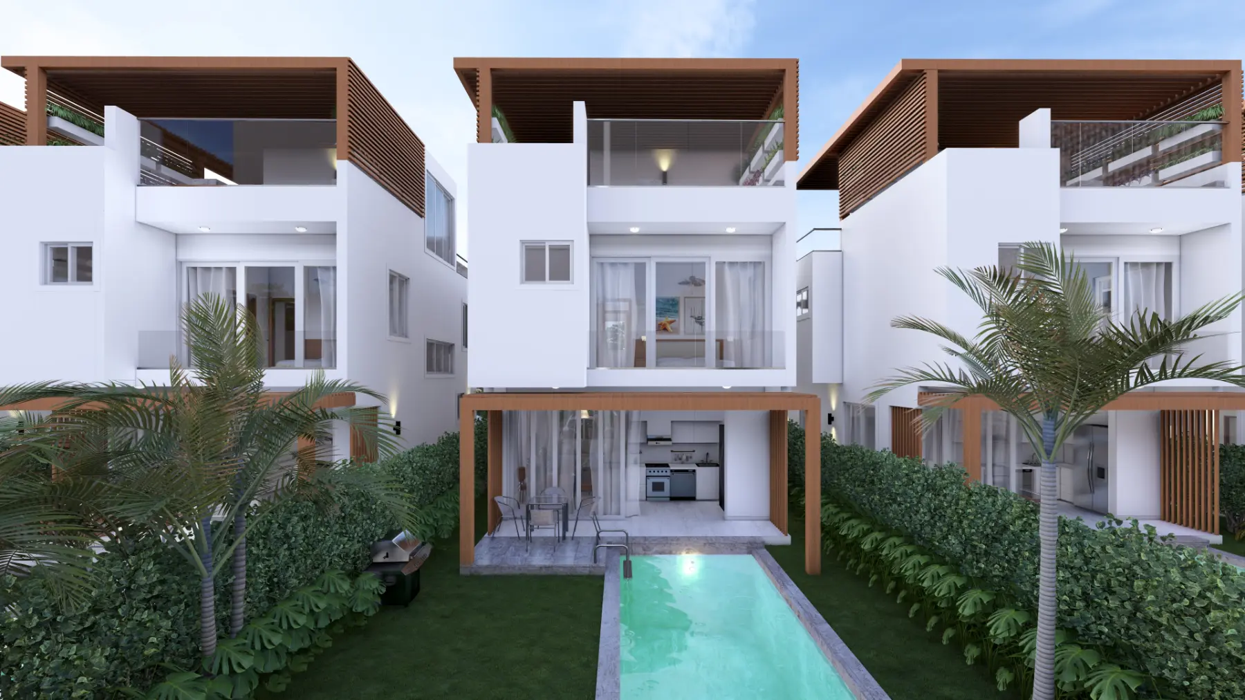 ID , Luxury Bedroom Villa at Palm Oasis Gardens with Beach Shuttle in White Sands, Punta Cana ()