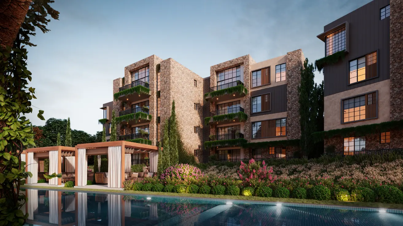 ID , Bright Bedroom Vista Cana Condo with Spacious Terrace at Monterezzo – For Sale in Punta Cana ()