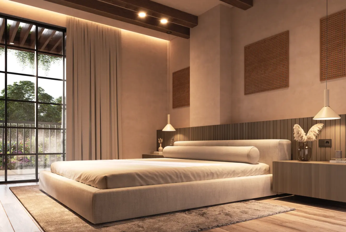 ID , Bright Bedroom Vista Cana Condo with Spacious Terrace at Monterezzo – For Sale in Punta Cana ()