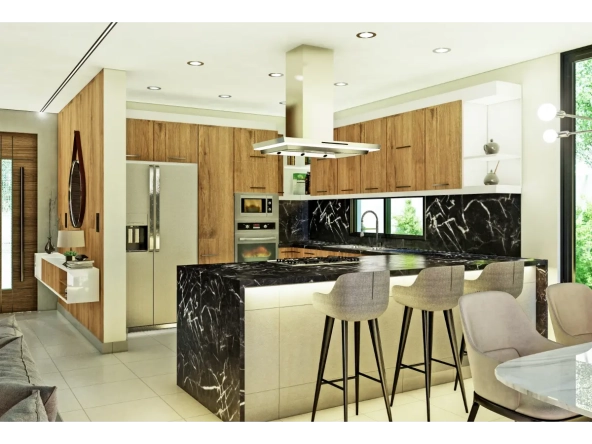 ID Costa Cana Punta Cana Villa for Sale – Modern Bedroom Kings Crown Villas with Balcony ()
