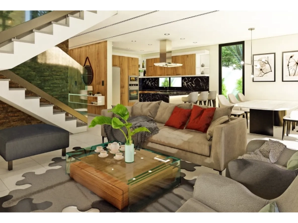 ID Costa Cana Punta Cana Villa for Sale – Modern Bedroom Kings Crown Villas with Balcony ()